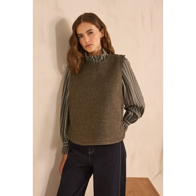 Plastron sans manches MARINE Maison 123