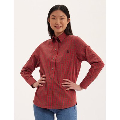 Chemise Maureen à carreaux rouge INES DE LA FRESSANGE PARIS