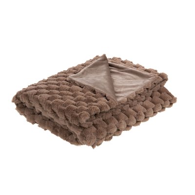 Plaid   taupe 130x170 cm-DIANA AMADEUS