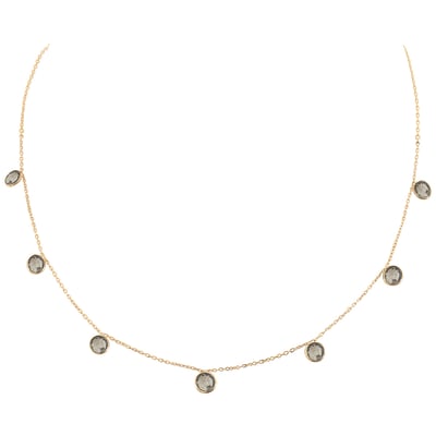 Collier multi moorea amethyste verte CAROLINE NAJMAN
