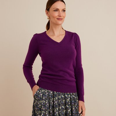 Pull violet femme La Redoute