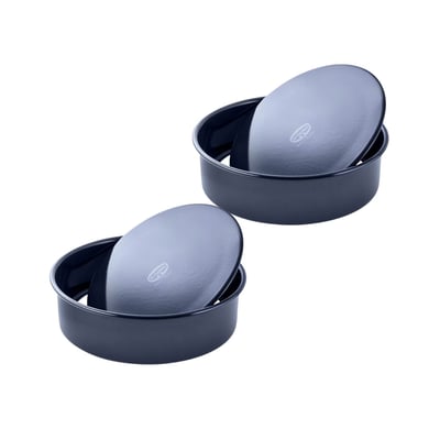 Lot de 2 moules à gâteaux 28/28 cm en acier BACK-LIEBE DR OETKER