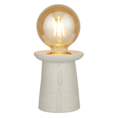 Lucas Carved Base Ceramic Table Lamp SO'HOME