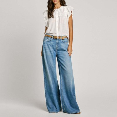 Blouse À Manches Courtes Avec Volants PEPE JEANS