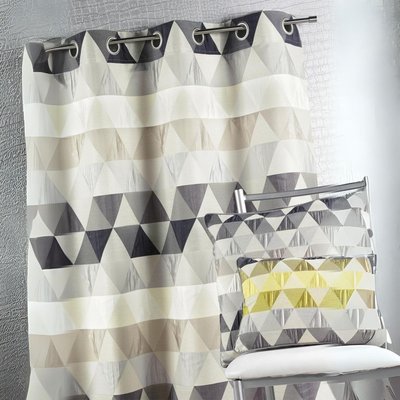 Rideau ameublement Jacquard 'triangles' HOME MAISON