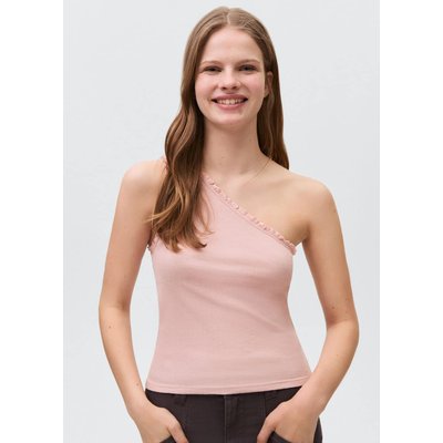Top asymétrique dentelle MANGO TEEN