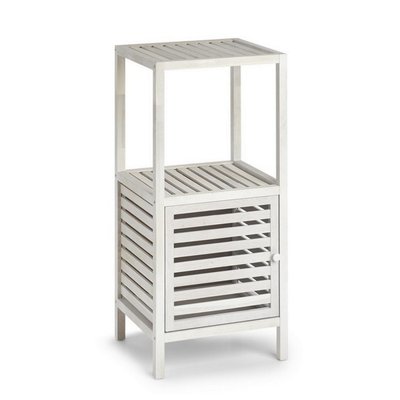 Meuble rangement salle de bains bois noyer ZELLER PRESENT