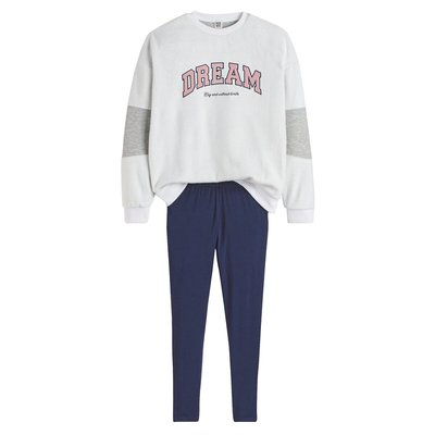 Pyjama en molleton et jersey LA REDOUTE COLLECTIONS