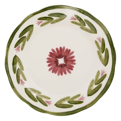 Lot de 6 assiettes dessert rondes en porcelaine MONA ATMOSPHERA