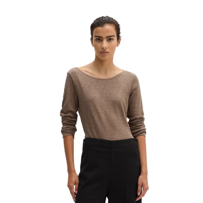 T-shirt à manches longues  U-Boot  coupe classique en qualité Organic Cotton MARC O'POLO