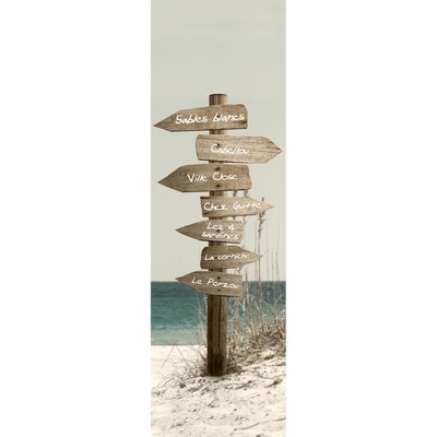 Tableau Mural Panneaux Coin Concarneau PLAGE CEANOTHE