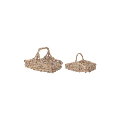 Paniers rectangulaires en rotin (lot of 2) Them BLOOMINGVILLE