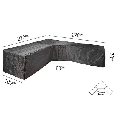 Garden Trapeeze Lounge Set Cover 270x270x100x70cm AEROCOVER