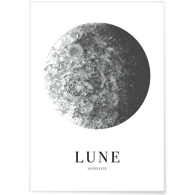 Affiche Lune L'AFFICHERIE