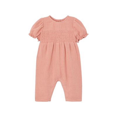 Combinaison en gaze de coton jambes larges VERTBAUDET