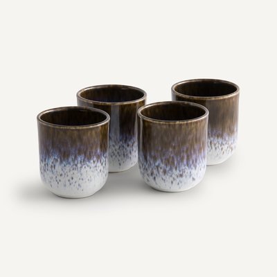 Set of 4 Amadora Enamelled Stoneware Cups AM.PM