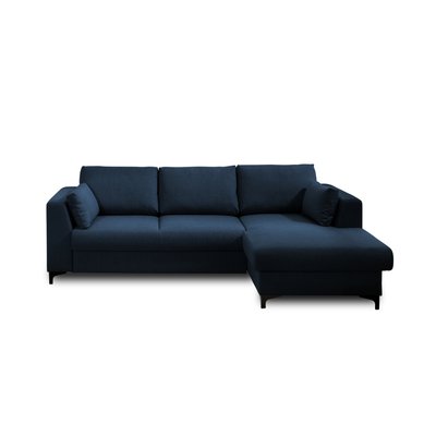Canapé d'Angle Convertible en Tissu 4 places - TALA LISA DESIGN
