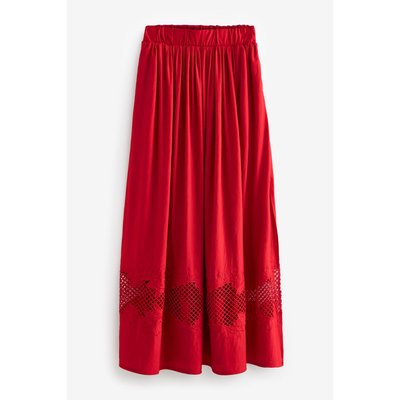 Jupe longue ajourée en crochet NEXT