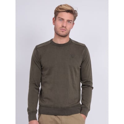 Pull Fin Col Rond Coton Arthur RITCHIE