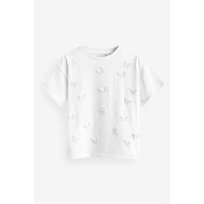 T-shirt papillon au crochet à manches courtes NEXT