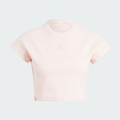 T-shirt court côtelé Lounge ADIDAS SPORTSWEAR