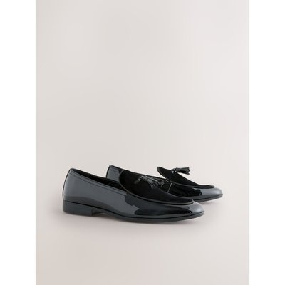 Mocassins en velours vernis à glands NEXT