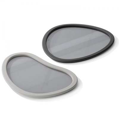 Lot de 2 plateaux en caoutchouc Hub UMBRA