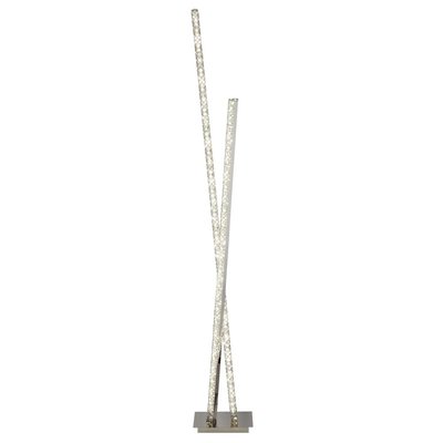 Lampadaire CLOVER 1x30W LED Chromé Transparent BOUTICA-DESIGN