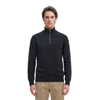 Pull à col roulé en maille, coupe classique en un mélange doux de coton bio et de laine vierge MARC O'POLO