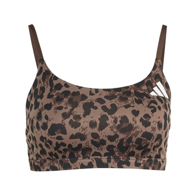 Brassière de sport imprimé léopard adidas Performance