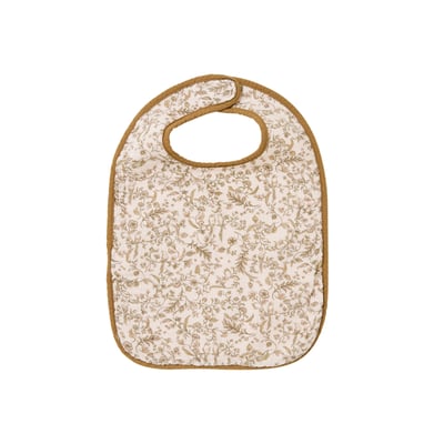 Bavoir Lino LINO IMPRIMÉ CARRE BLANC