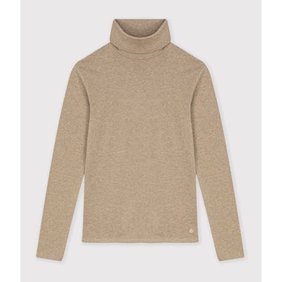 T-shirt l'Iconique col roulé en coton PETIT BATEAU