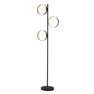 Lampadaire ORBITAL 3x33W G9 Noir Or BOUTICA-DESIGN