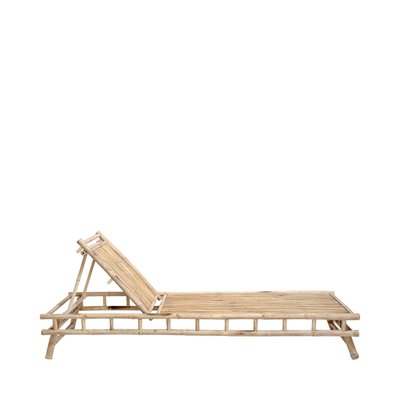 Chaise longue en bambou - SOLE BLOOMINGVILLE