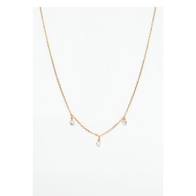 Collier court pampille Sofia - Or 750‰ Diamant blanc YAY PARIS