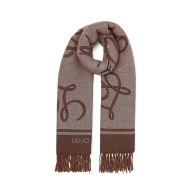 Étole Jacquard avec Logo LIU JO