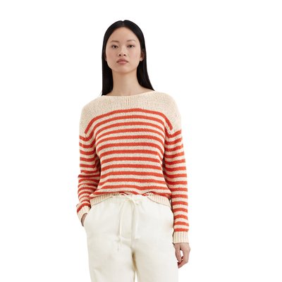 Pull rayé loose en mélange de coton organique MARC O'POLO