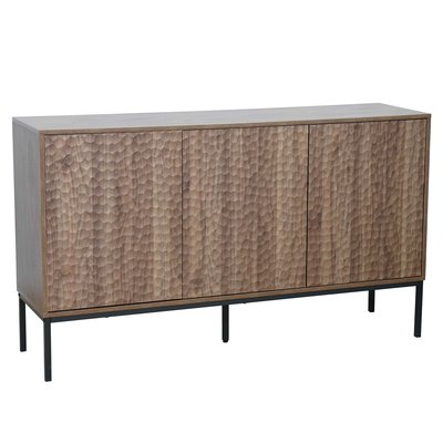 Buffet en mélaminé 3 portes 147 cm , KETRY OVIALA