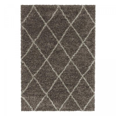 Tapis berbère tissé motif losange SHAGGY A UN AMOUR DE TAPIS