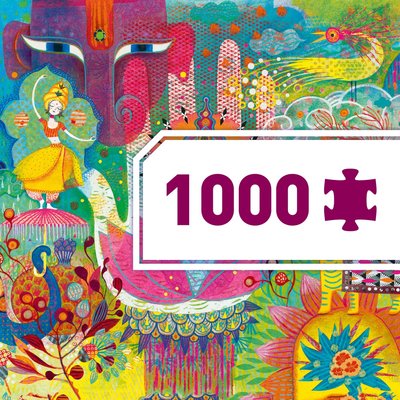 Puzzle 1000 pièces Magic India Gallery DJECO