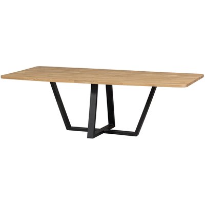 Table à manger en chêne 8 couverts TABLO D-PIED WOOOD
