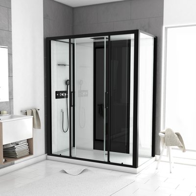 Cabine de douche LOFT à receveur bas HOME MAISON