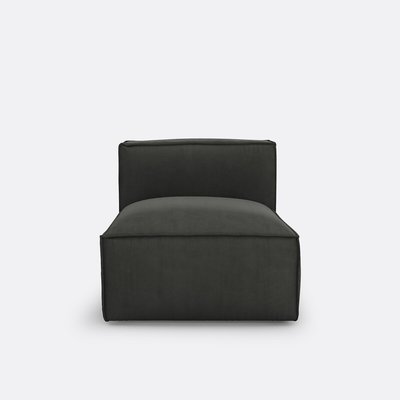 Modulaire comfortzetel in geribd fluweel, Seven LA REDOUTE INTERIEURS