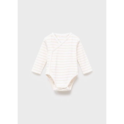 Body coton rayures MANGO BABY