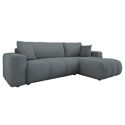 Canapé d'Angle Convertible en Tissu 4 places - NICOLE LISA DESIGN