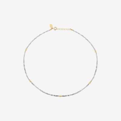 Collier doré labradorite - jeri CAROLINE NAJMAN