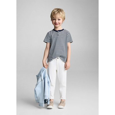 T-shirt à rayures et boutons MANGO BABY