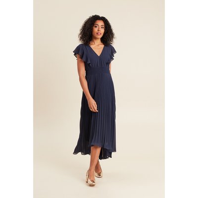 Robe longue évasée à volants BREAL