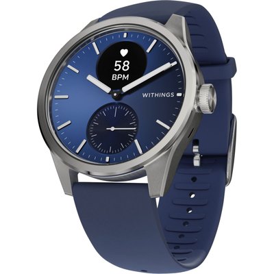 Montre santé Scanwatch 2 Blue Silver 42mm WITHINGS