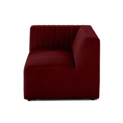 Module d'assise gauche en Velours - NOVA LISA DESIGN